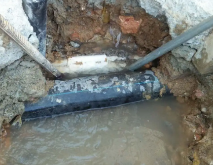 雨花台测漏水之水管漏水